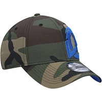 Men's New Era Camo Los Angeles Rams  Punched Out 39THIRTY Flex Hat
