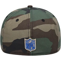 Men's New Era Camo Los Angeles Rams Woodland 59FIFTY Fitted Hat