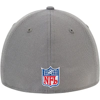 Men's New Era Graphite Los Angeles Rams Throwback Logo Storm Low Profile 59FIFTY Fitted Hat