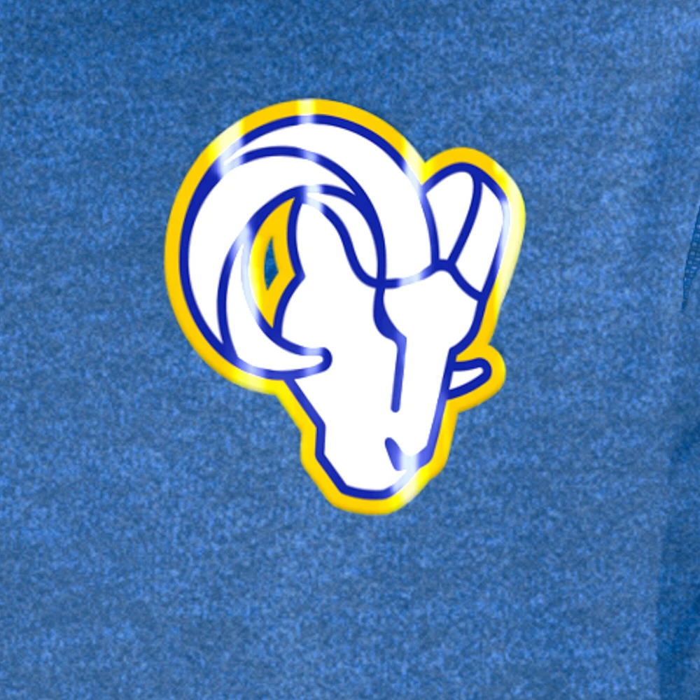 Men's New Era Heather Royal Los Angeles Rams 2024 NFL Training Camp T-Shirt