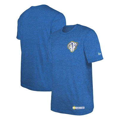 T-shirt New Era Heather Royal Los Angeles Rams 2024 NFL Training Camp pour homme
