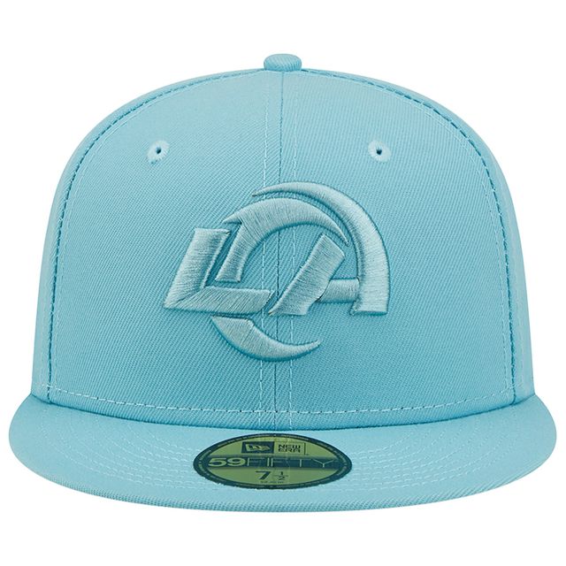 Casquette ajustée pour homme New Era Los Angeles Rams Colour Pack 59FIFTY - Bleu clair