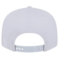 Men's New Era Los Angeles Rams Main White on White 9FIFTY Snapback Hat