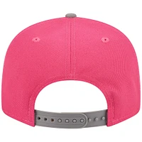 Men's New Era Pink/Gray Los Angeles Rams 2-Tone Color Pack 9FIFTY Snapback Hat