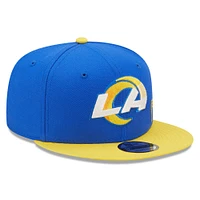 Men's New Era  Royal/Gold Los Angeles Rams  Flawless 9FIFTY Snapback Hat