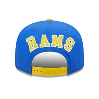 Men's New Era  Royal/Gold Los Angeles Rams  Flawless 9FIFTY Snapback Hat