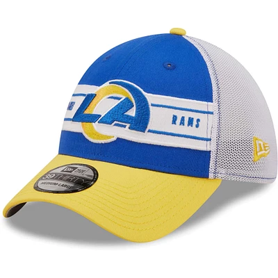 Men's New Era Royal/Gold Los Angeles Rams Team Banded 39THIRTY - Flex Hat