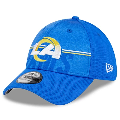 Casquette Flex New Era Royal Los Angeles Rams 2023 NFL Training Camp 39THIRTY pour homme
