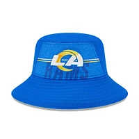 Men's New Era  Royal Los Angeles Rams 2023 NFL Training Camp Stretch Bucket Hat
