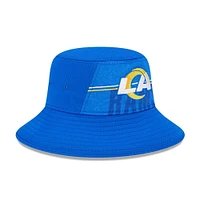 Men's New Era  Royal Los Angeles Rams 2023 NFL Training Camp Stretch Bucket Hat