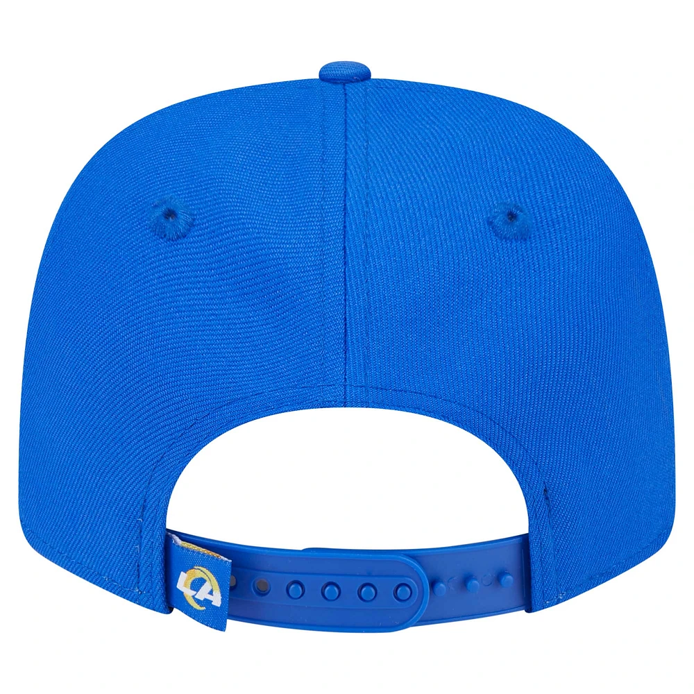 Men's New Era Royal Los Angeles Rams  9SEVENTY Stretch-Snap Hat