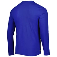 Men's New Era Royal Los Angeles Rams Combine Authentic Home Stadium Long Sleeve T-Shirt