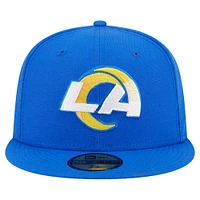 Men's New Era Royal Los Angeles Rams  Main 59FIFTY Fitted Hat