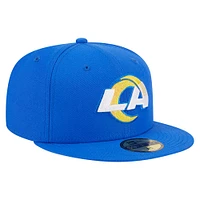 Men's New Era Royal Los Angeles Rams  Main 59FIFTY Fitted Hat