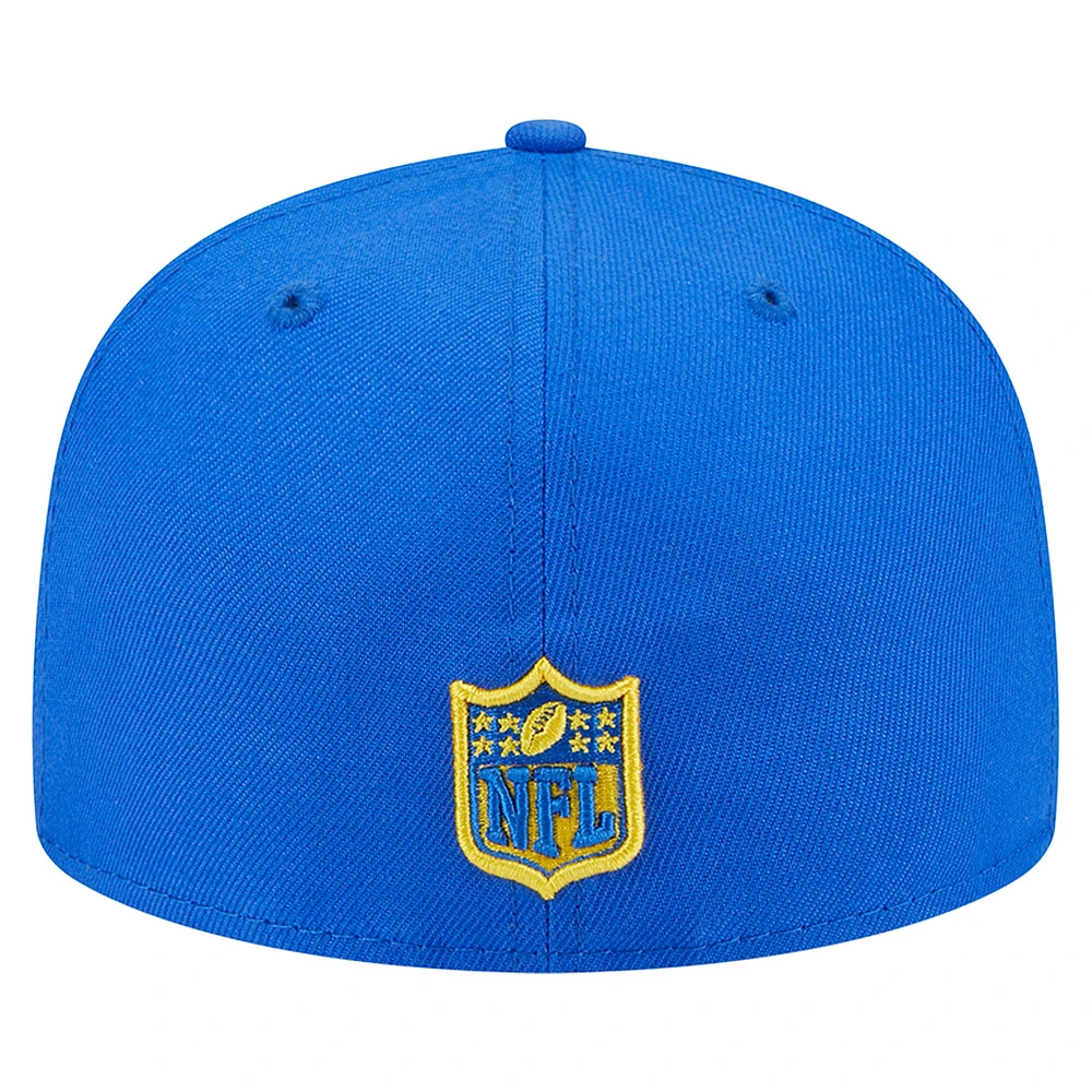 Men's New Era Royal Los Angeles Rams  Main 59FIFTY Fitted Hat