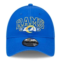 Men's New Era Royal Los Angeles Rams Outline 9FORTY Snapback Hat