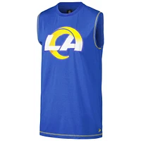 Men's New Era Royal Los Angeles Rams Tank Top