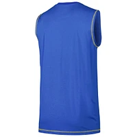 Men's New Era Royal Los Angeles Rams Tank Top