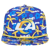 Men's New Era Royal Los Angeles Rams Wakey Wakey Golfer Snapback Hat