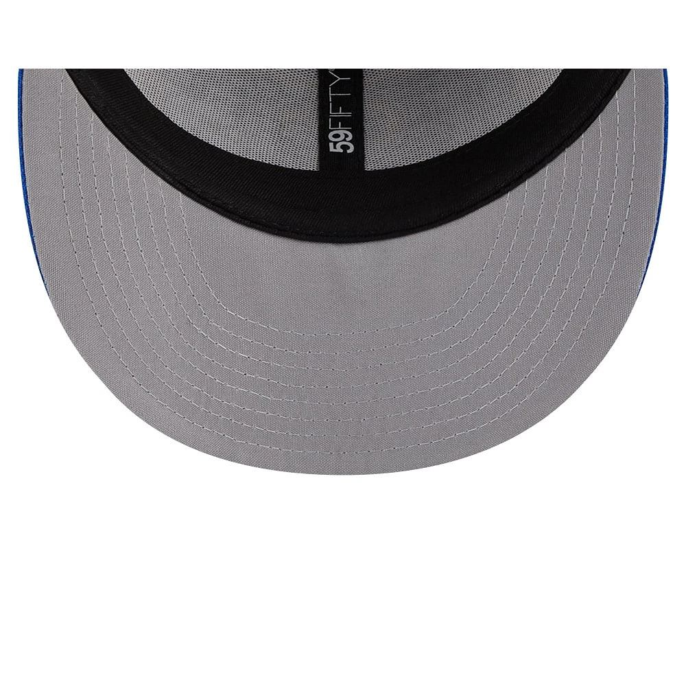 Men's New Era Stone/Royal Los Angeles Rams 2023 NFL Draft Low Profile 59FIFTY Fitted Hat