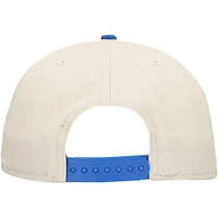 Men's New Era Stone/Royal Los Angeles Rams Athletic Golfer Snapback Hat