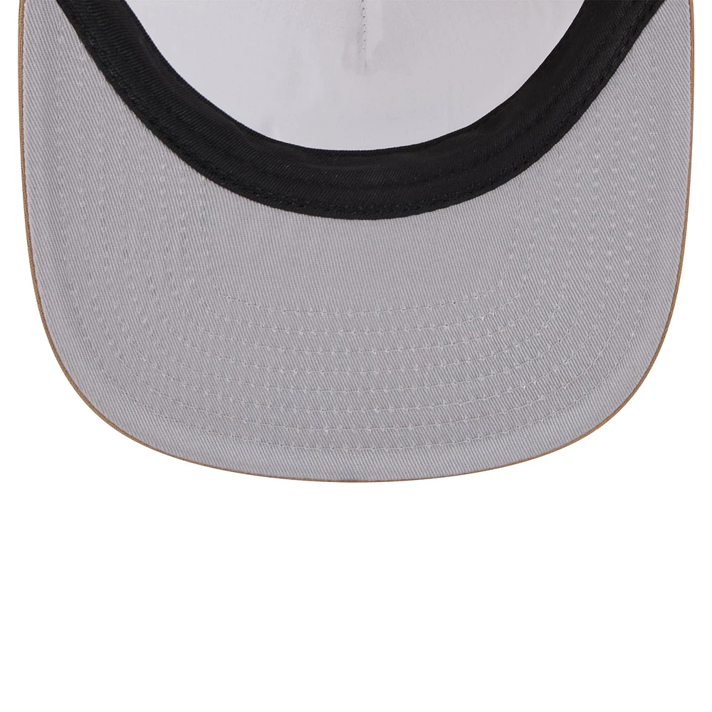 Men's New Era Tan Los Angeles Rams Meet Me 9FIFTY Snapback Hat