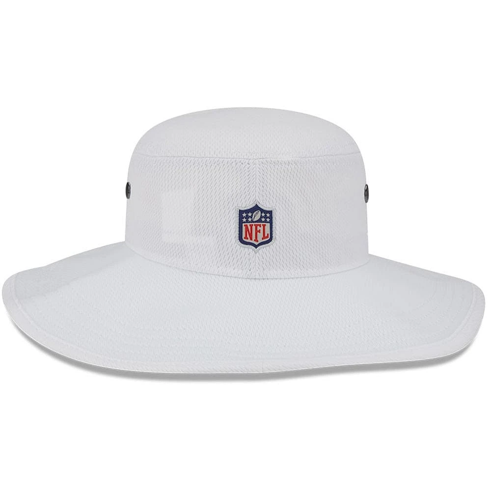 Men's New Era White Los Angeles Rams 2023 NFL Training Camp Panama Bucket Hat
