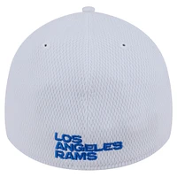 Men's New Era White Los Angeles Rams Active 39THIRTY Flex Hat