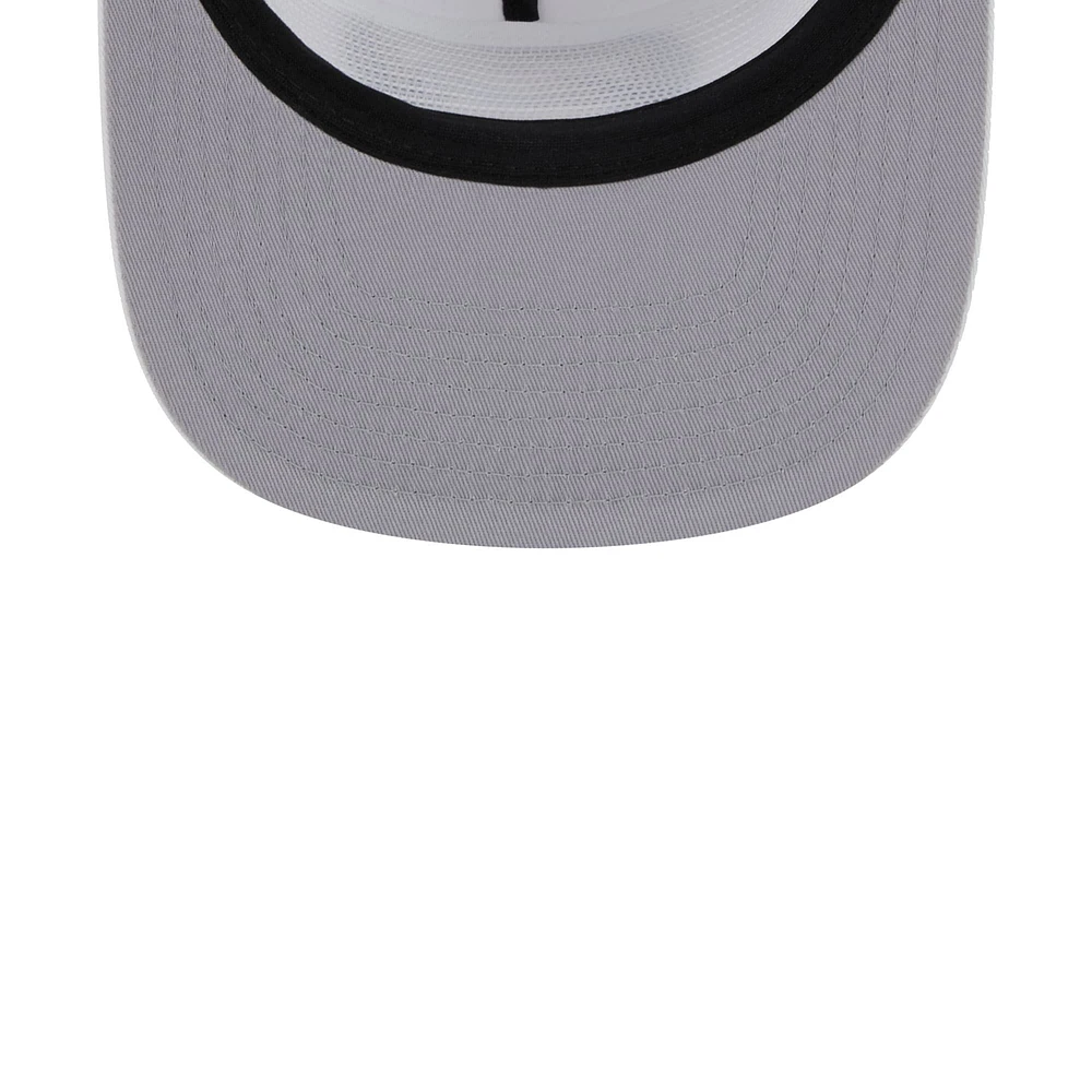 Men's New Era White Los Angeles Rams Tee Golfer 9FIFTY Snapback Hat