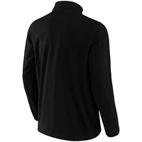 Men's NFL x Darius Rucker Collection by Fanatics Black Los Angeles Rams Polar Fleece Quarter-Zip Jacket