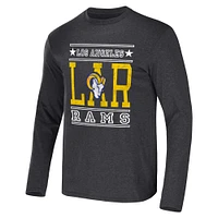 Collection NFL x Darius Rucker par Fanatics T-shirt à manches longues Los Angeles Rams anthracite chiné pour homme
