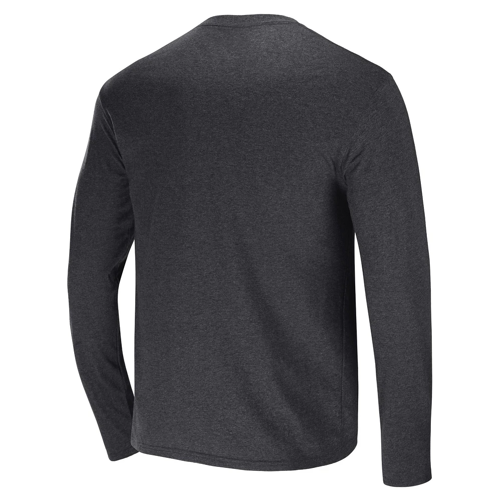 Collection NFL x Darius Rucker par Fanatics T-shirt à manches longues Los Angeles Rams anthracite chiné pour homme