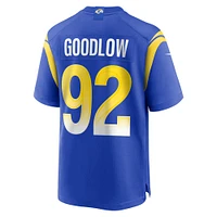 Men's Nike Anthony Goodlow  Royal Los Angeles Rams Game Jersey