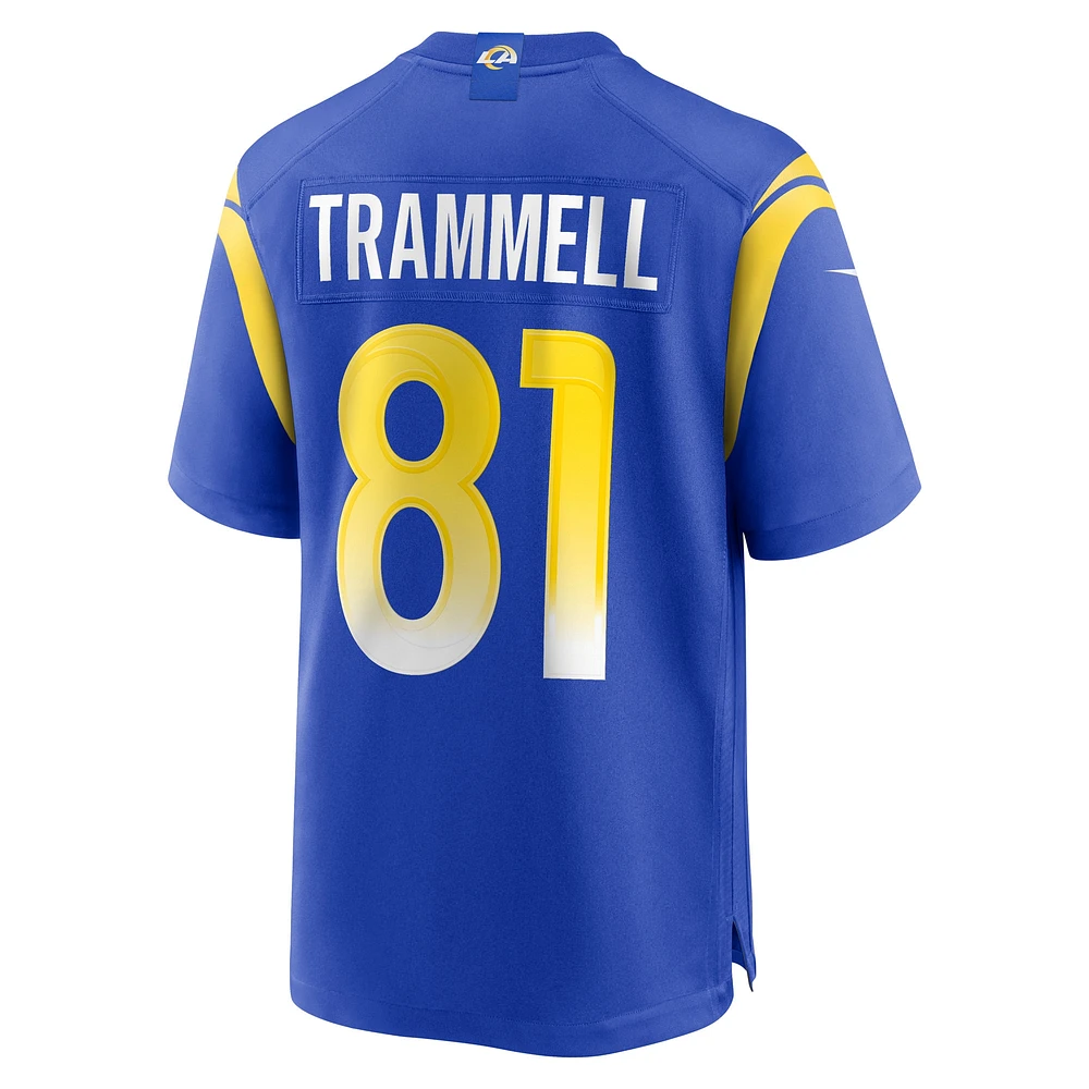 Men's Nike Austin Trammell Royal Los Angeles Rams Game Player Jersey