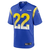 Men's Nike Blake Corum Royal Los Angeles Rams  Game Player Jersey