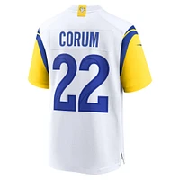 Men's Nike Blake Corum  White Los Angeles Rams Game Jersey