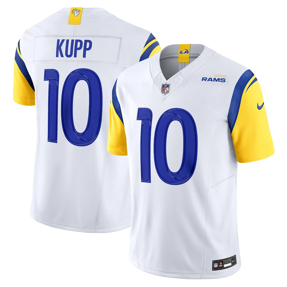 Nike Cooper Kupp pour homme Blanc Los Angeles Rams Vapor F.U.S.E. Maillot limité