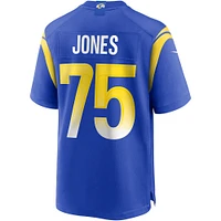 Men's Nike Deacon Jones Royal Los Angeles Rams Game Retired Player Jersey