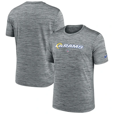 Men's Nike Gray Los Angeles Rams Velocity Performance T-Shirt