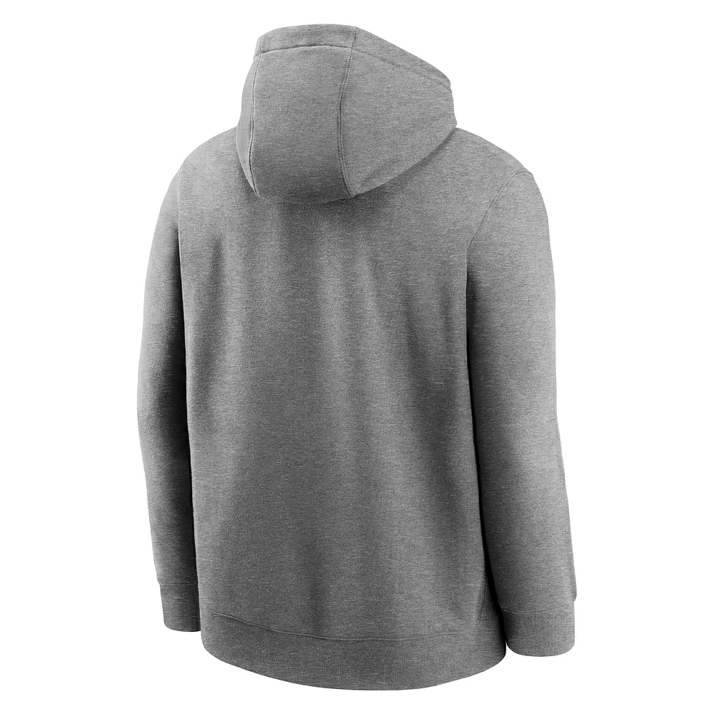 Men's Nike Heathered Gray Los Angeles Rams Local Pullover Hoodie