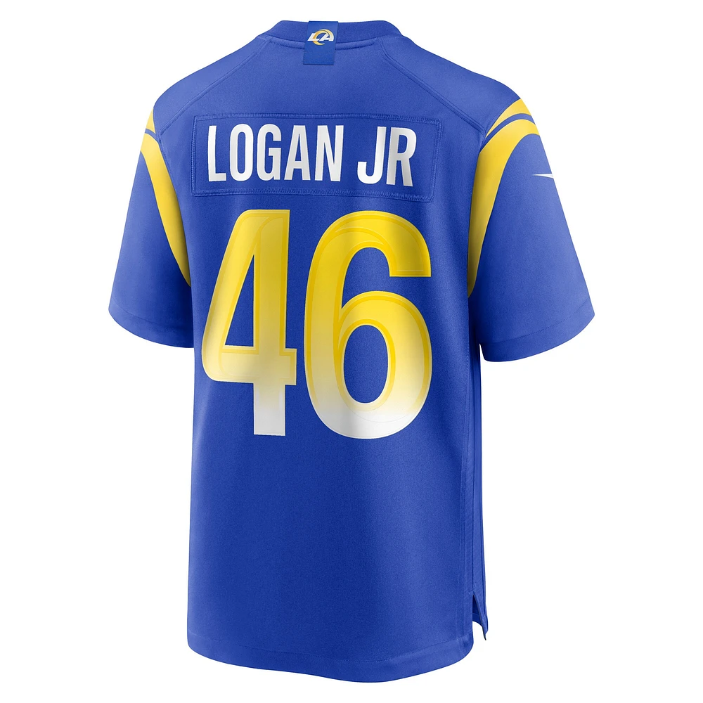 Men's Nike Kenny Logan Jr.  Royal Los Angeles Rams Game Jersey