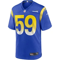 Men's Nike London Fletcher Royal Los Angeles Rams Game Retired Player Jersey