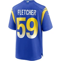 Men's Nike London Fletcher Royal Los Angeles Rams Game Retired Player Jersey