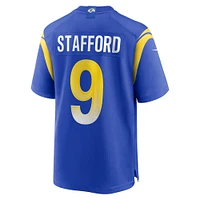 Men's Nike Matthew Stafford Royal Los Angeles Rams Game Jersey