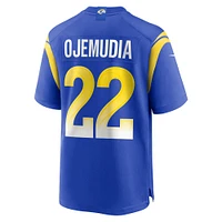 Men's Nike Michael Ojemudia  Royal Los Angeles Rams Game Jersey