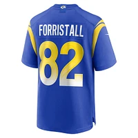 Men's Nike Miller Forristall  Royal Los Angeles Rams Game Jersey