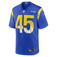 Men's Nike Neal Johnson Jr  Royal Los Angeles Rams Game Jersey