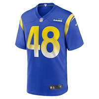 Maillot de match Nike Omar Speights Royal Los Angeles Rams pour homme