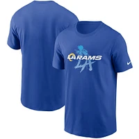T-shirt Nike Royal Los Angeles Rams Hometown Collection Just Play pour homme