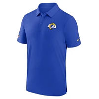 Men's Nike Royal Los Angeles Rams Sideline Coaches Performance Polo